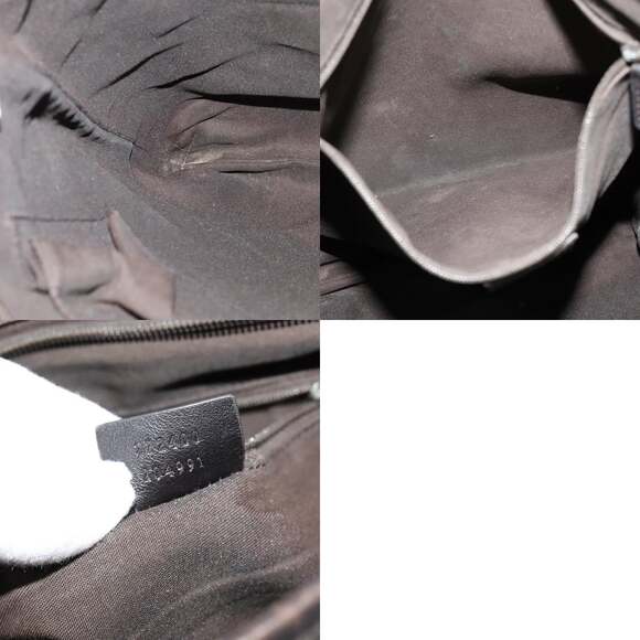 GUCCI GG Canvas Abbey Shoulder Bag Outlet Brown Gold - Picture 12 of 12